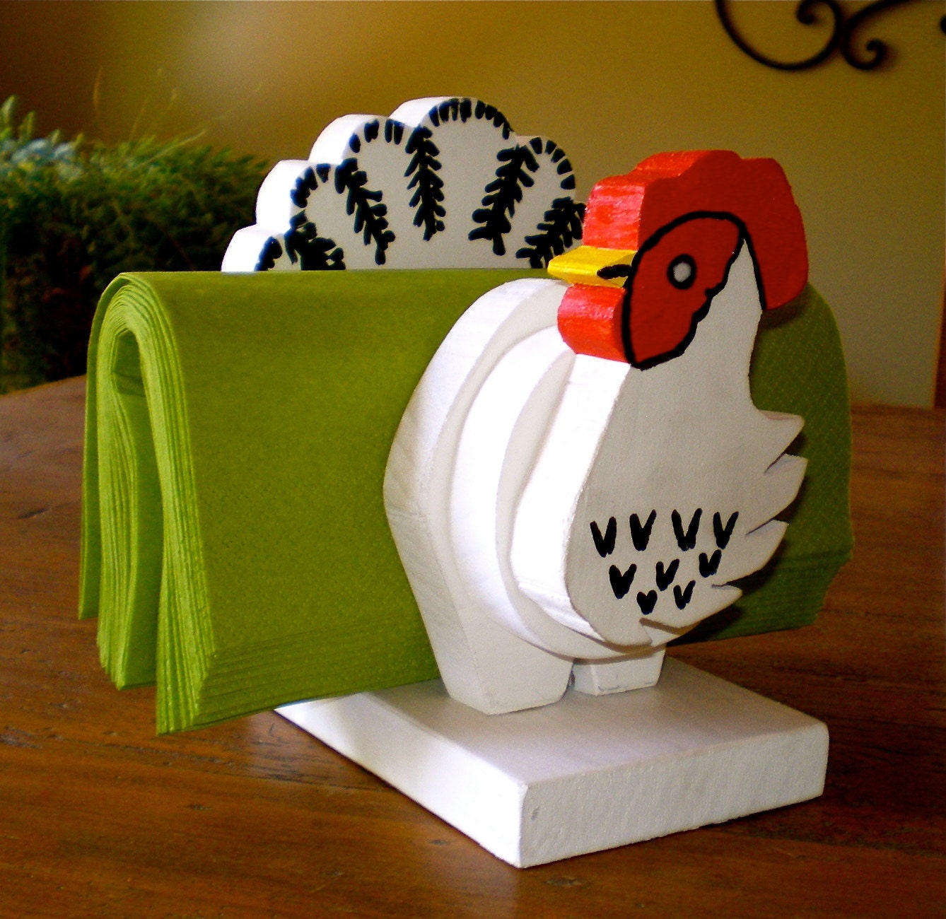 COUNTRY KITCHEN CHICKEN Napkin Holder