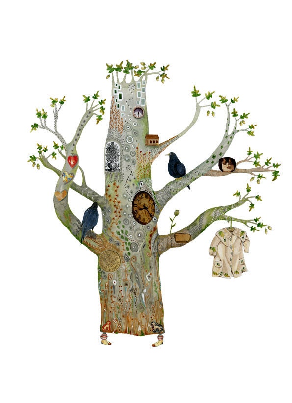 Oak Tree Print by Tracey Long of Chasing the Crayon