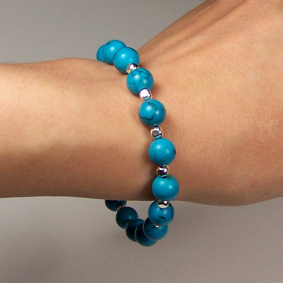 Turquoise Bracelet for 6.5" (16.5cm) Wrist