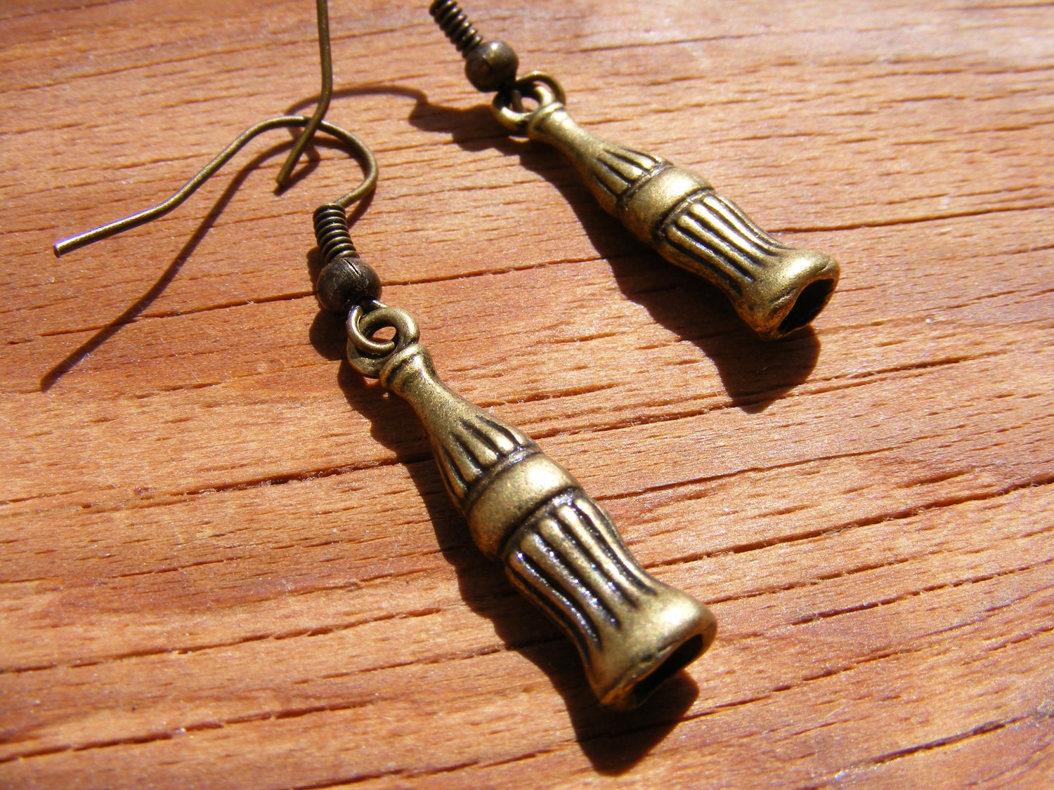 Earrings Bronze Lock, Chess, Starfish (choice of)