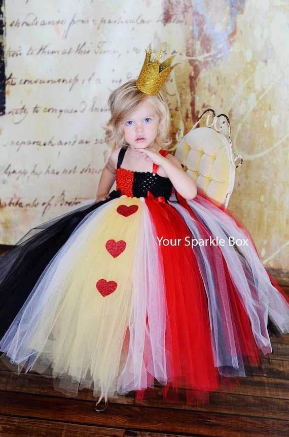Queen of Hearts Costume Tutu Dress nb-4t PREORDER