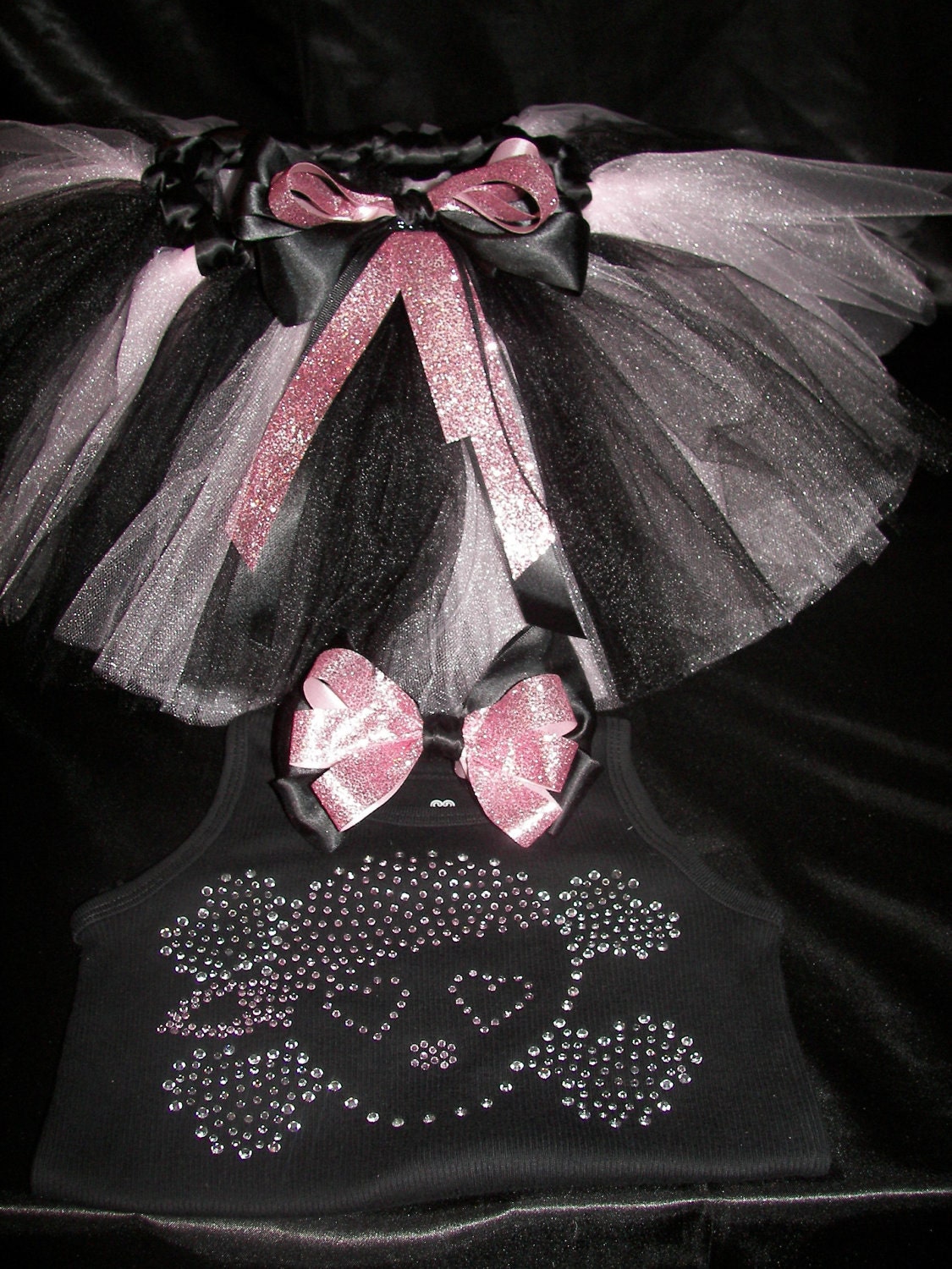 Pink Pirate Princess Boutique BLING Tutu Set--Perfect for Parties or Halloween--