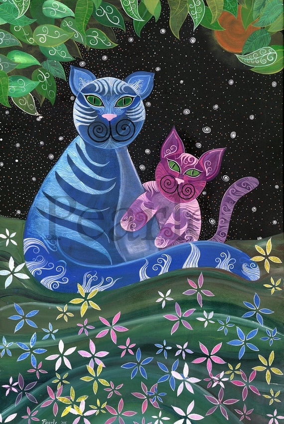 Cats by Pearle 24"X36" Print