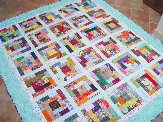 Queen Size Scrap Quilt