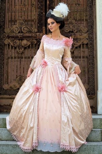 Valentina Romantic Off Shoulder Fantasy Victorian Gown Custom