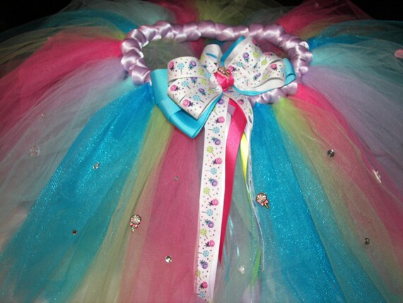 Candy Colored Lollipop Princess Bling Tutu Set--Lots of BLING-Unique and Original
