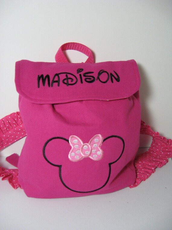 Toddler Minnie Mouse Backpack - Custom Order