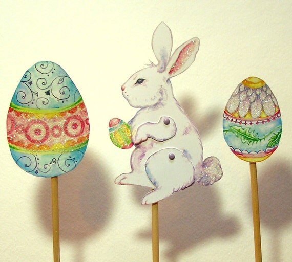 Easter Bunny Paper Puppet