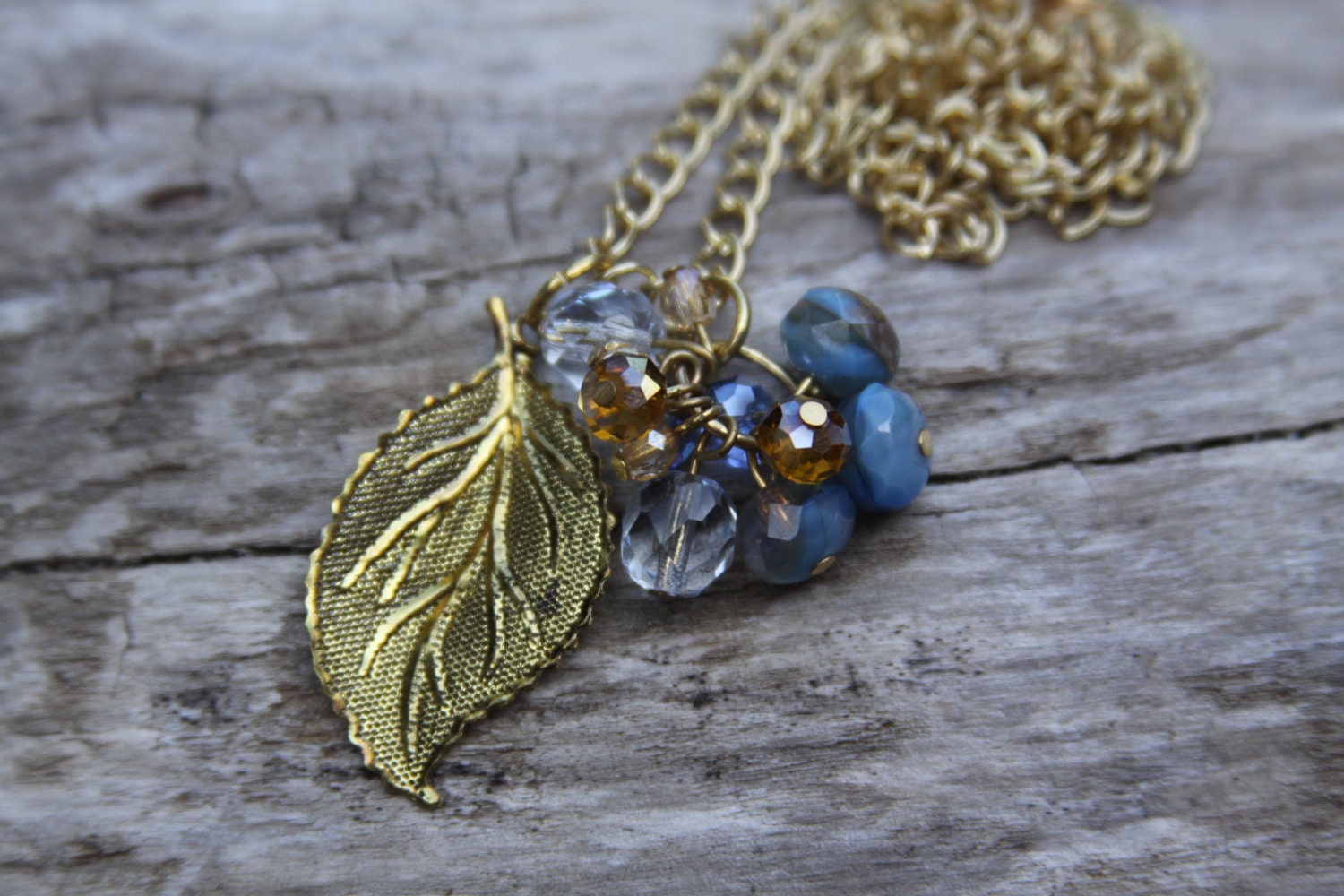 Autumn Waves Necklace