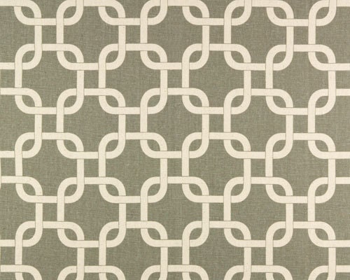 New-Decorative Designer Fabric-Gotcha in Gray and Natural-1 yard