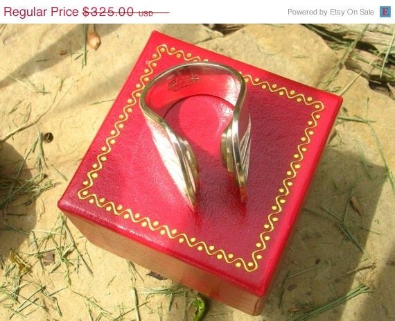 ON SALE Modernist Anna Greta Eker Sterling Silver Huge Statement Ring