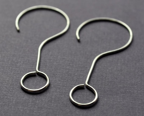 Question mark earrings by epheriell on etsy Question Marks by Epheriell