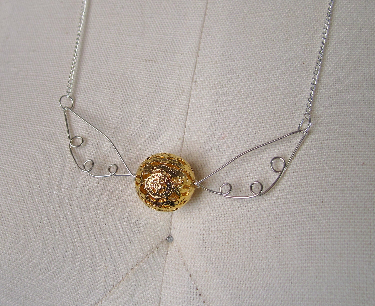 Golden Snitch Necklace