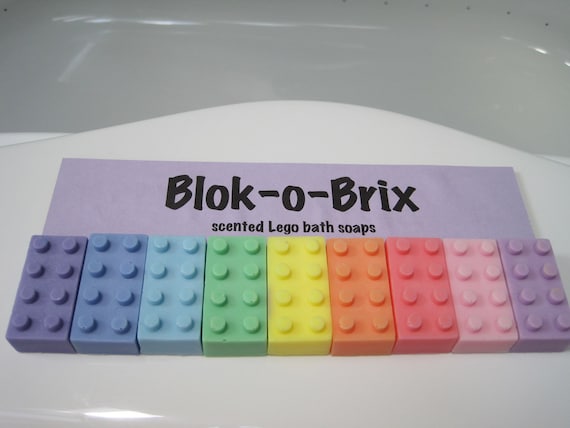 BULK BUY - 5 blok-o-brix logs of 9 scented Lego soaps