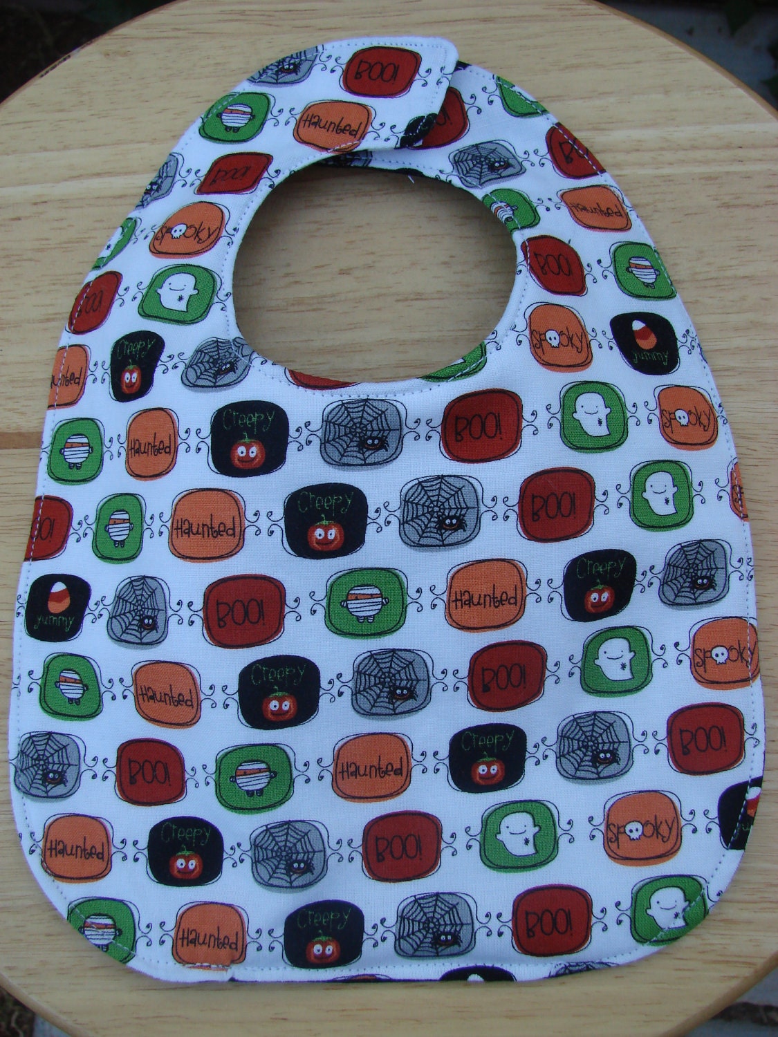 Baby Bib Reversible Halloween