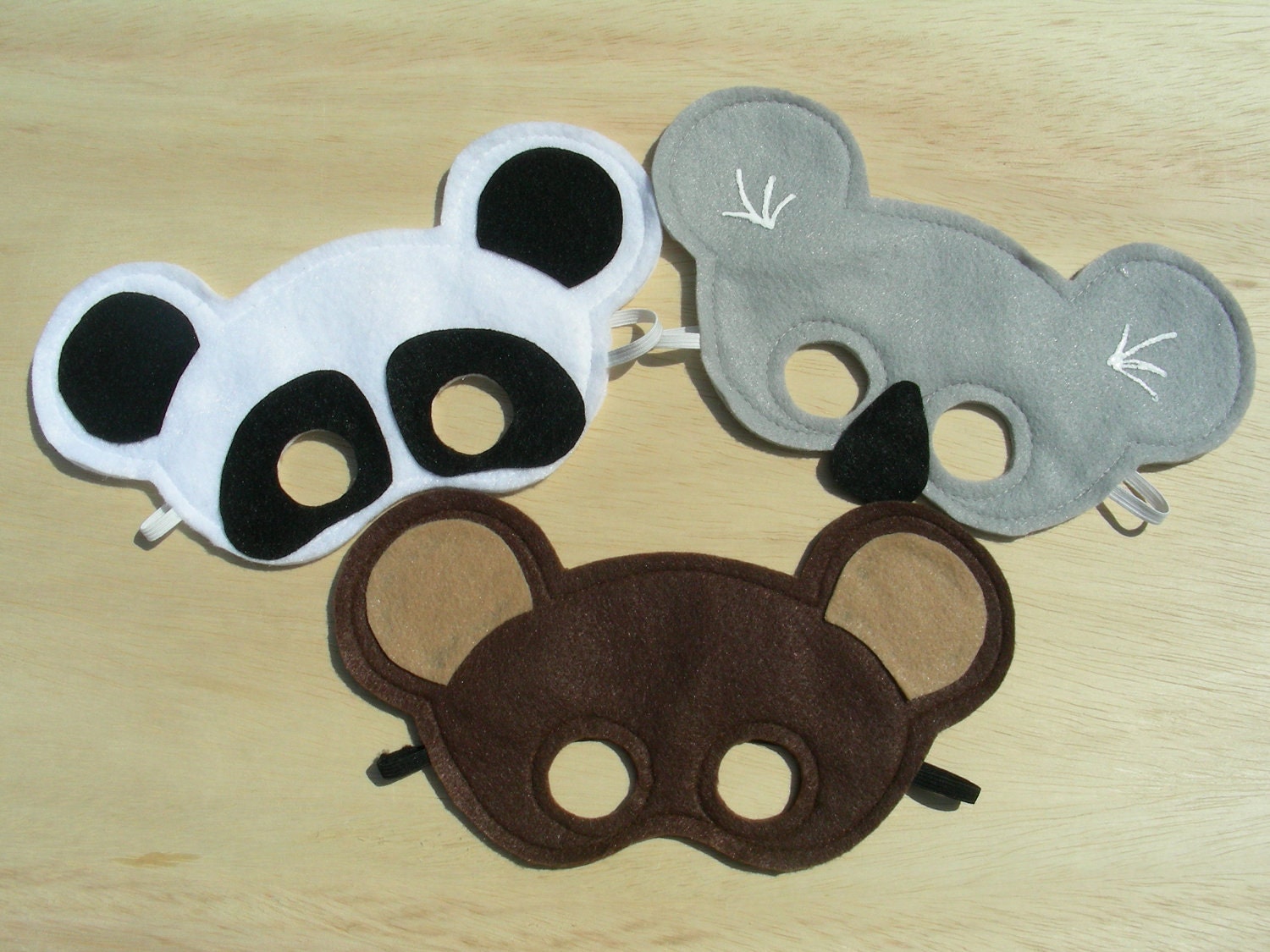 Three Little Bears Mask Set