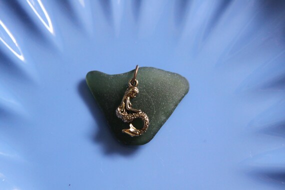 Mermaids Tears Sea Glass Pendant