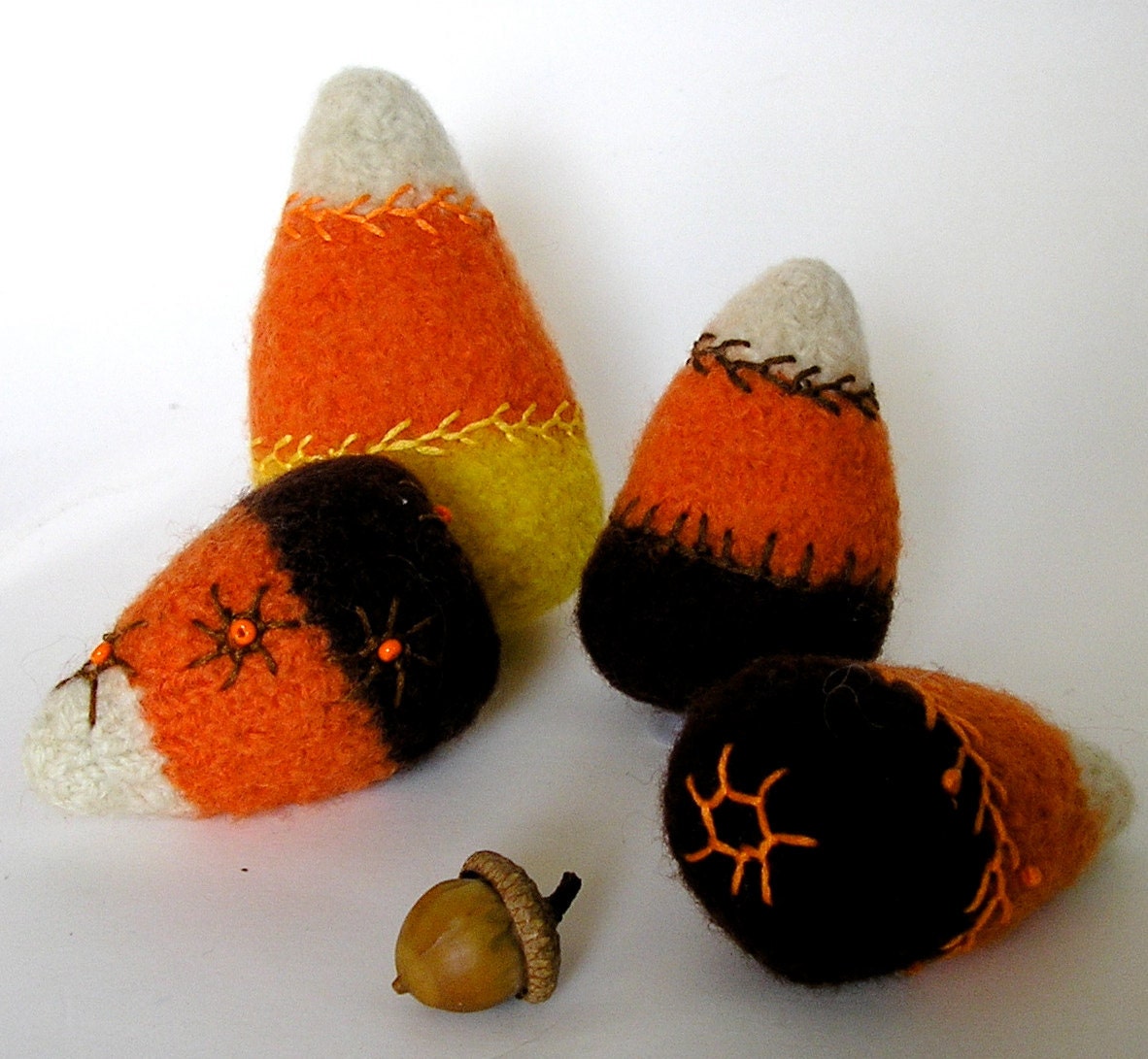Wool Candy Corn Knitting/Felting Pattern