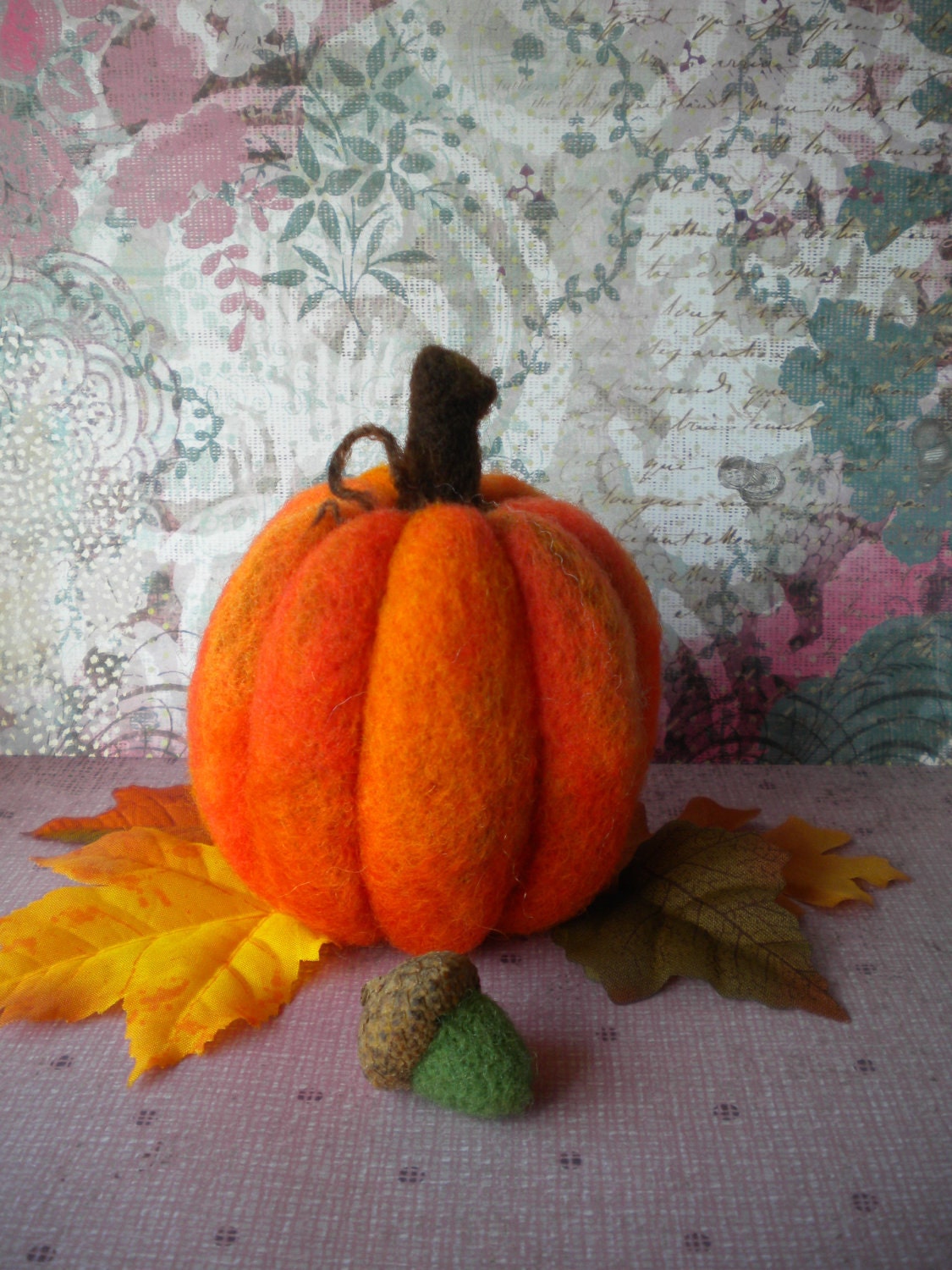 Felted Pumpkin