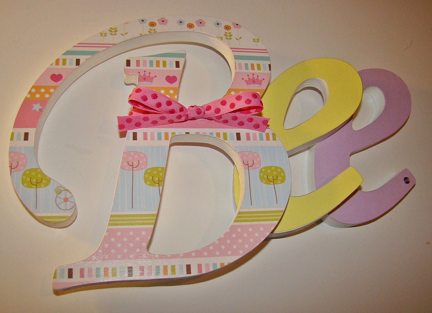 10 Inch Customized Wood Letters Nursery Home Decor Wedding