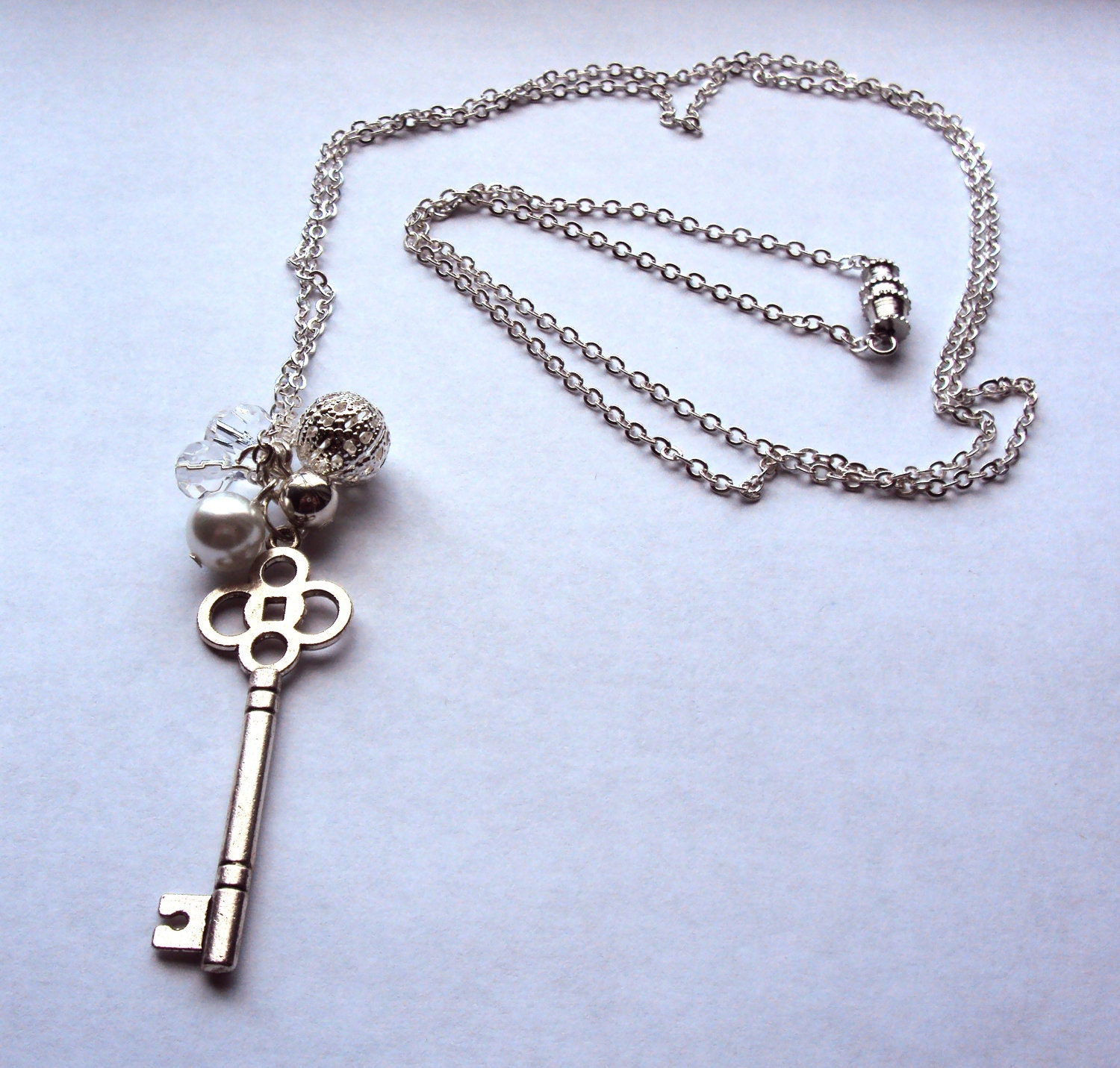 Key Charm Necklace