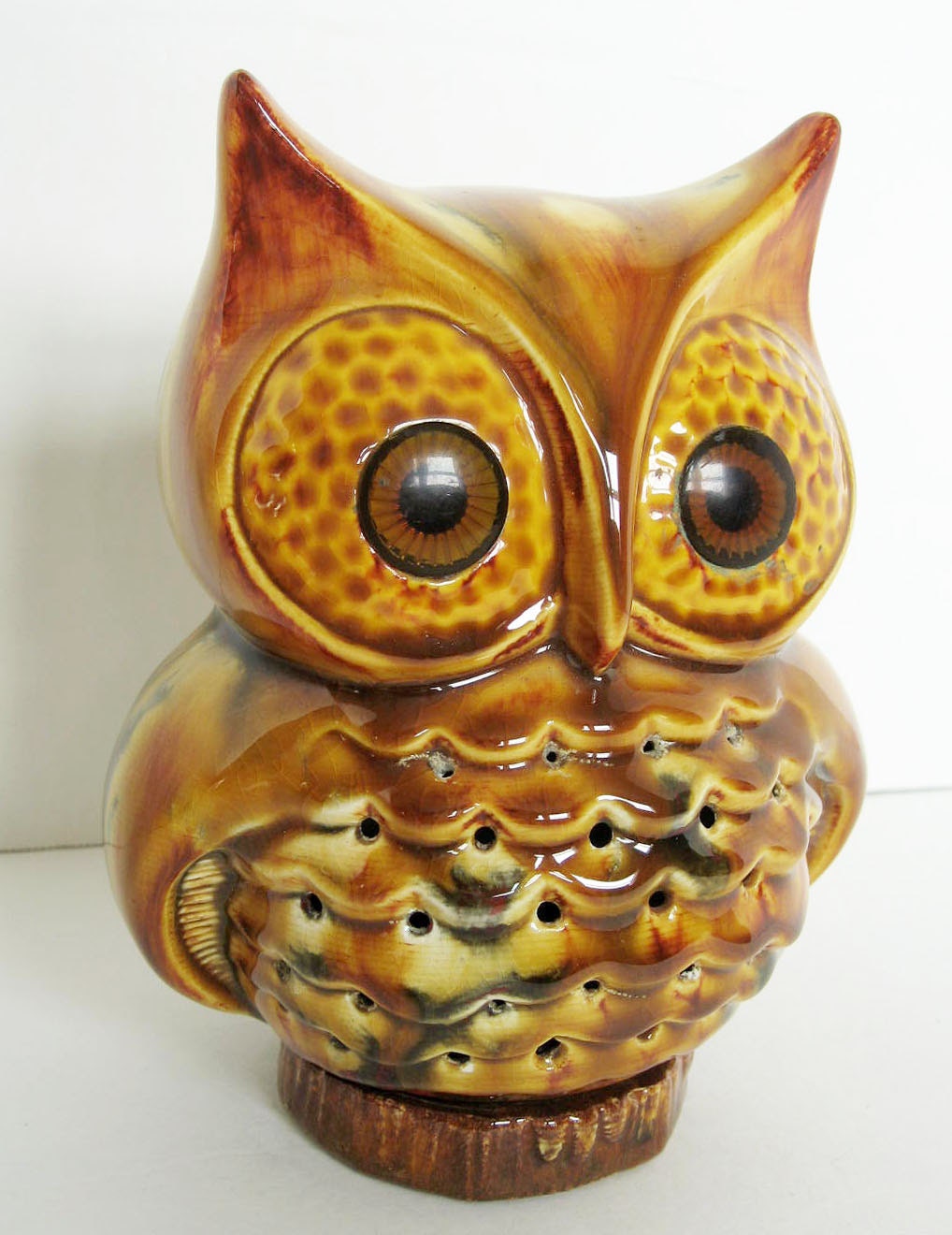 Ceramic owl night light from hootandeye