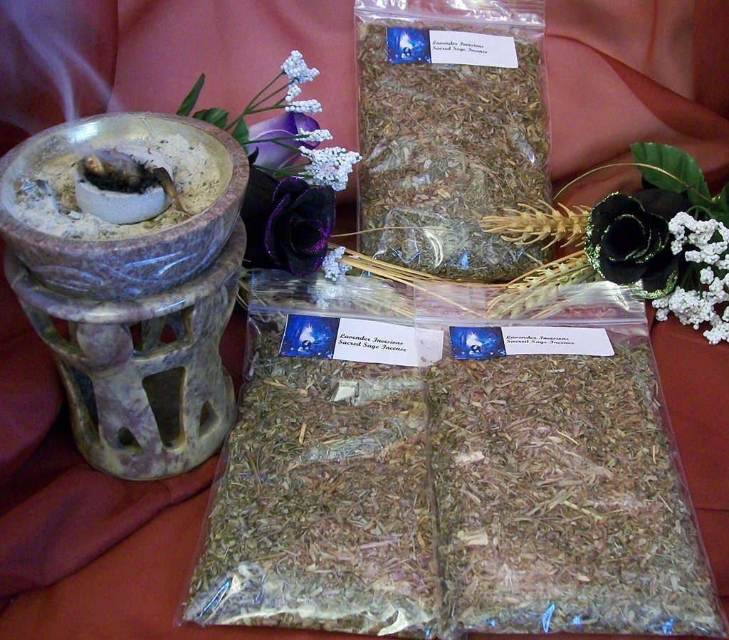 Lavender Invisions Sacred Sage Incense Large