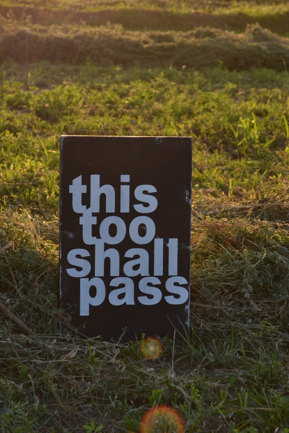 This Too Shall Pass Typography Art