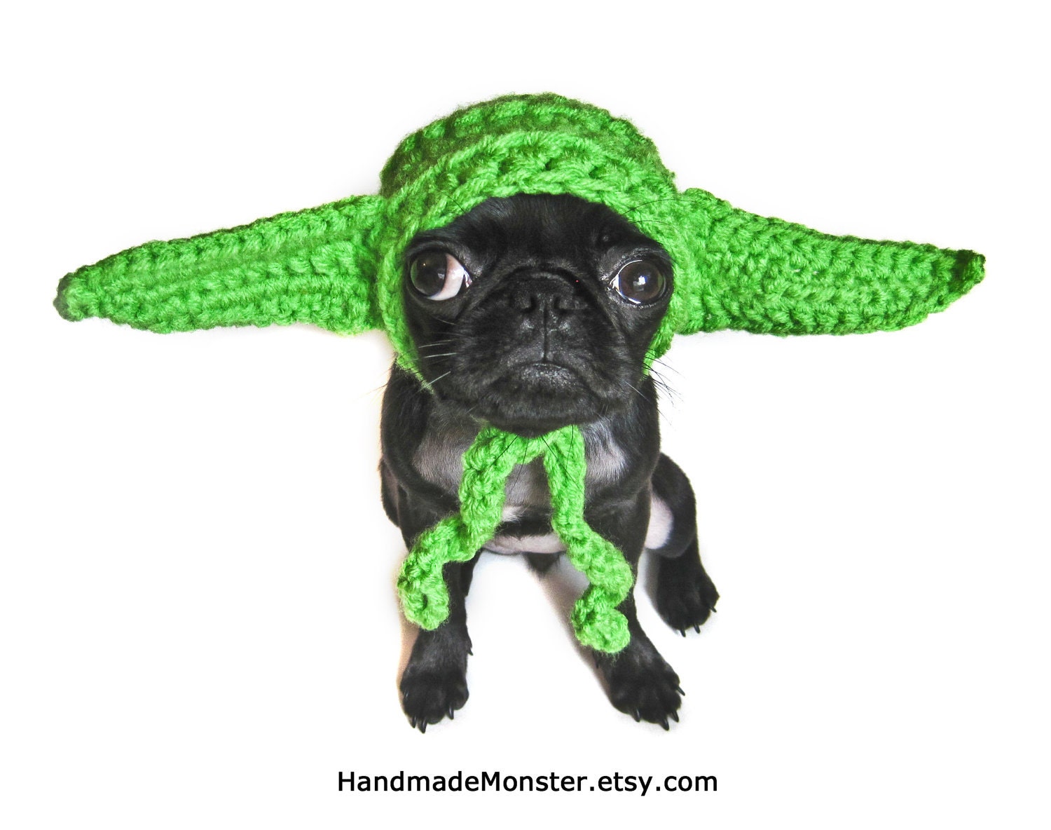 CROCHET HAT PATTERN yoda star wars inspired pdf dog costume pet halloween puppy cat small medium large bright green email