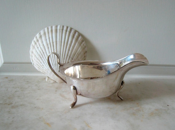 hallmarks silver epns. EPNS Silver Sauce Boat, Cica 1963. From GentlemanlyPursuits