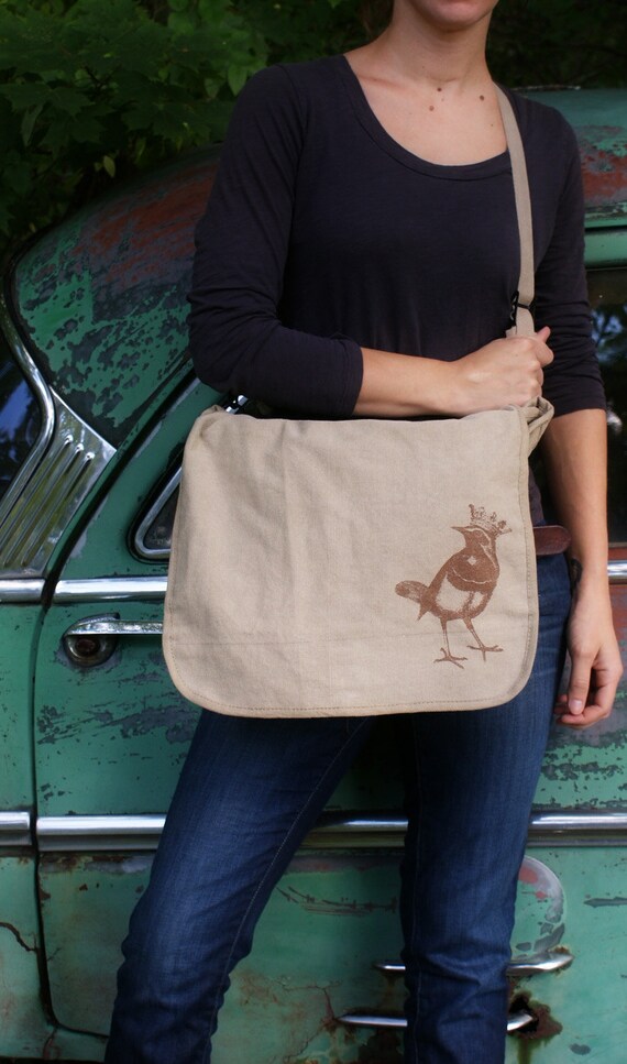 Bronze Birdy Paratrooper Style Messenger Bag