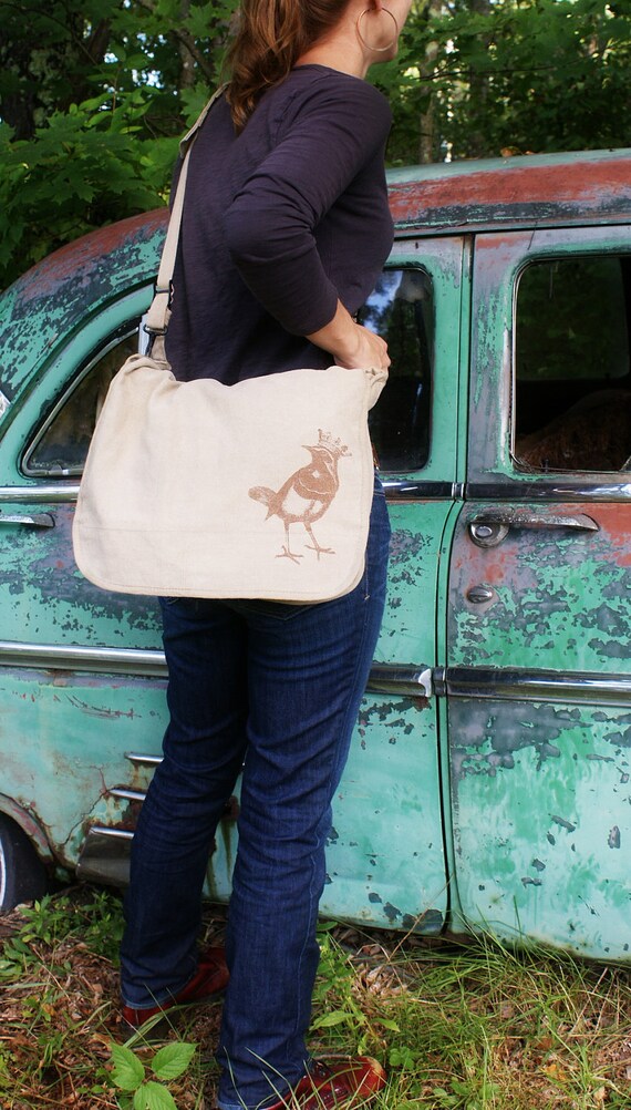 Bronze Birdy Paratrooper Style Messenger Bag