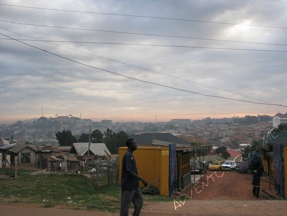 Kampala, Uganda, Africa at Sunrise 8x10, 5x7, 4x6