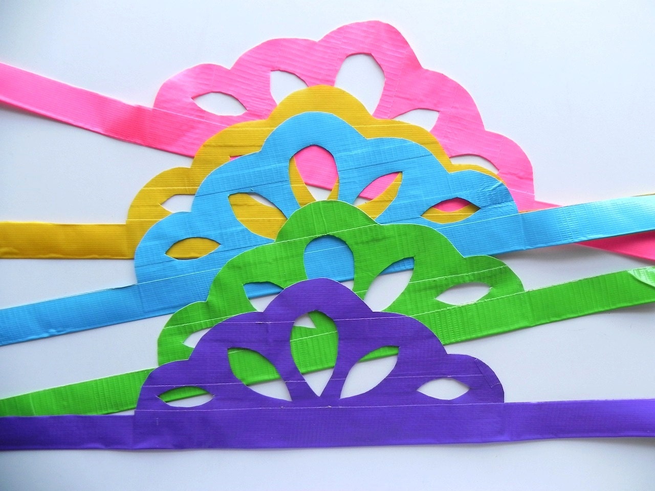 5 Duck tape Party Crowns - $20.00