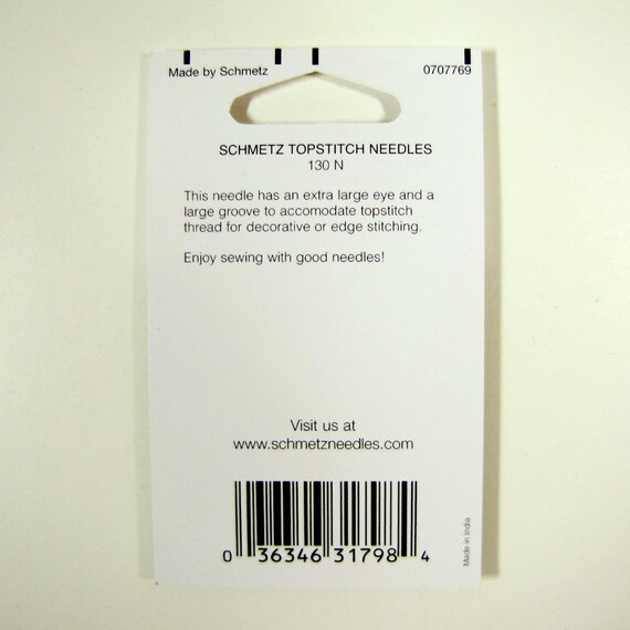 Schmetz Topstitch Needles Size 100/16