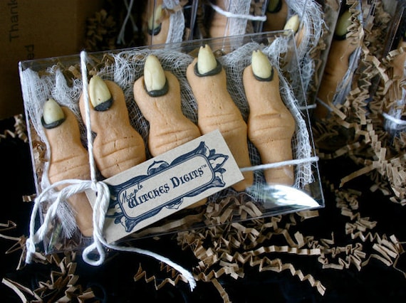 Gift Boxed Creepy Cookies, Maple Flavor "Witches Digits"