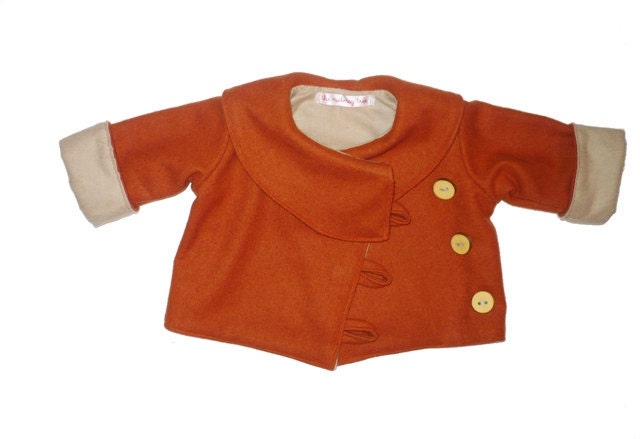 Pumpkin wool coat from Theonutmegotree Pumpkin wool coat from Theonutmegotree