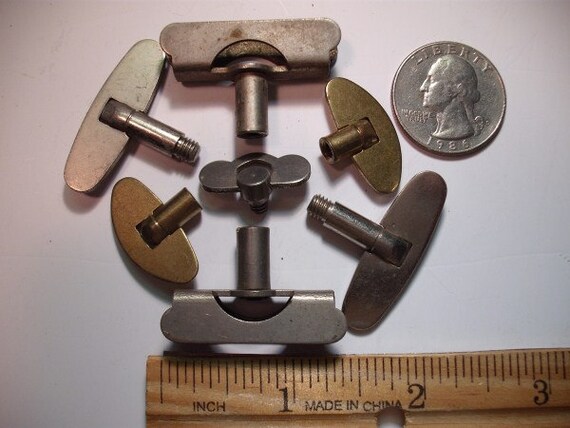 Vintage Large Clock Winding Keys - All Wound Up