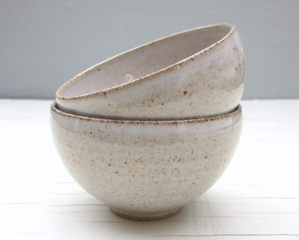 small white ice cream bowls - 4 inches wide