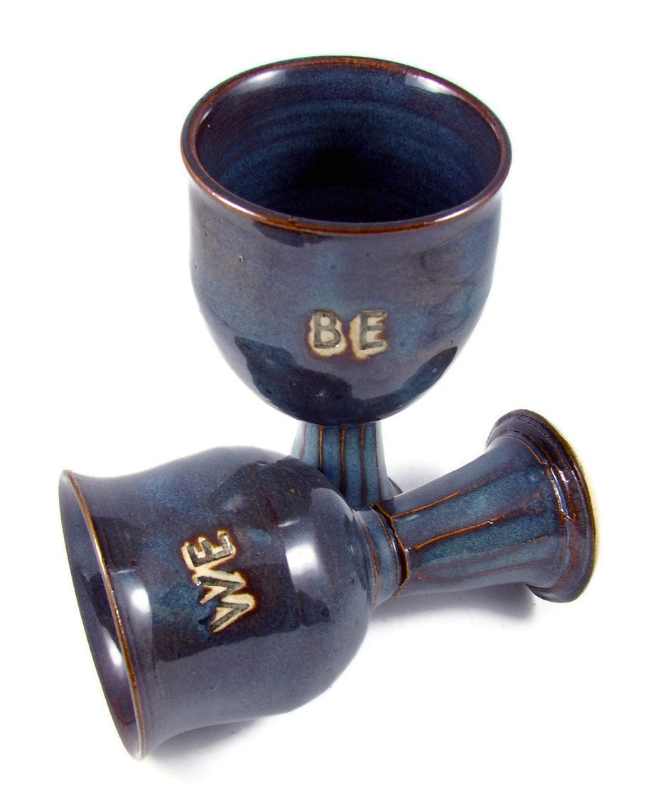 Reserved for Corey / 12 Custom Wine Goblets / Custom and Handmade for You - Wheel Thrown Stoneware Pottery