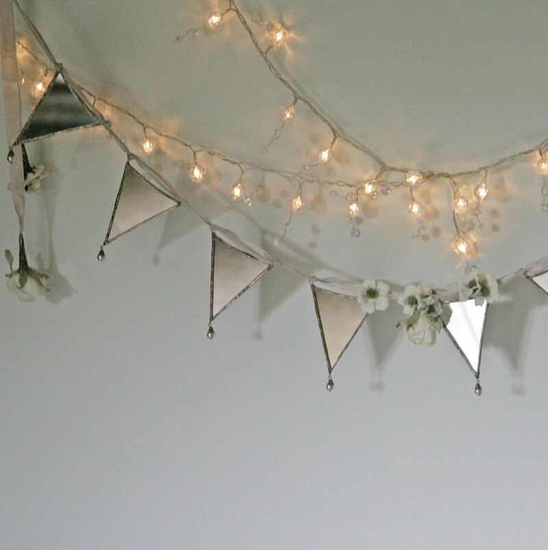 A Faerie Wedding - a mirrored garland or bunting