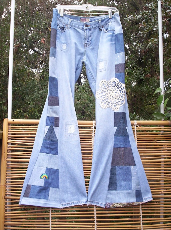 patchwork pants