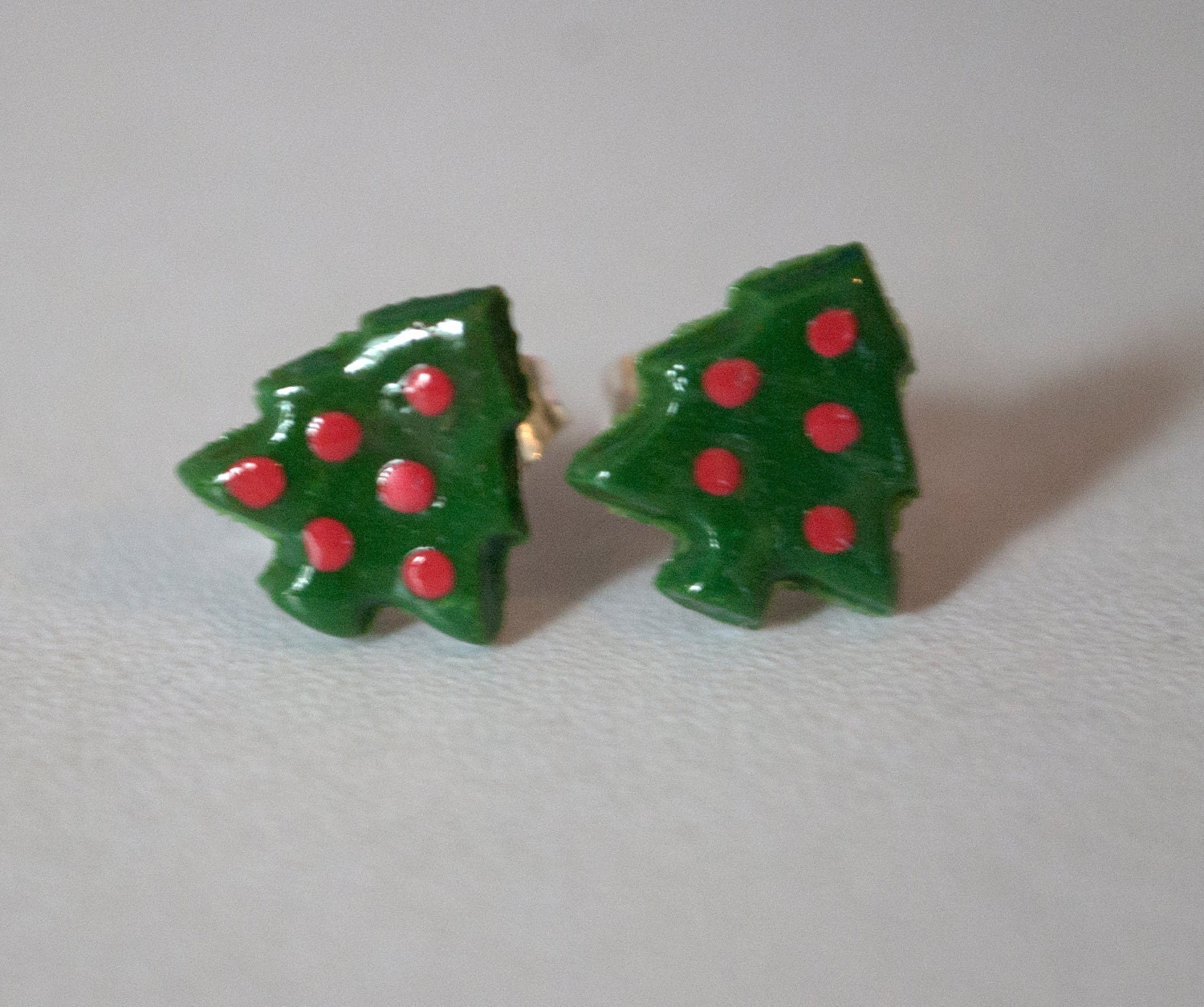 Christmas Tree Post Earrings
