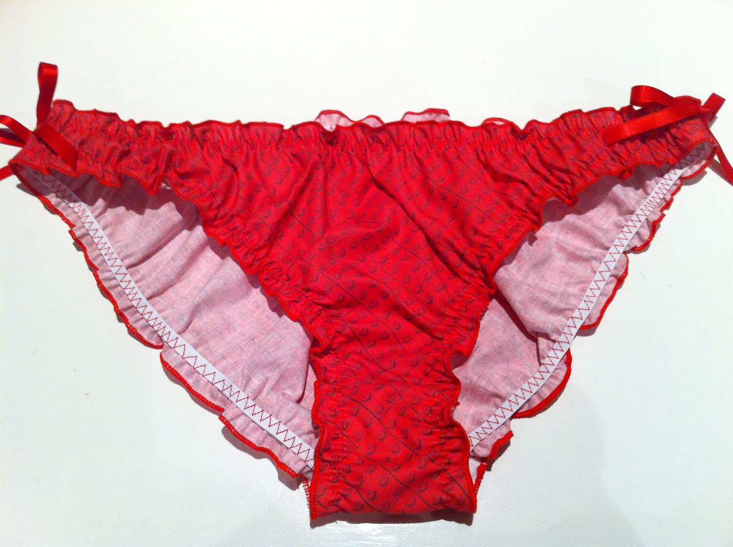 Red Lego panties - Made to order