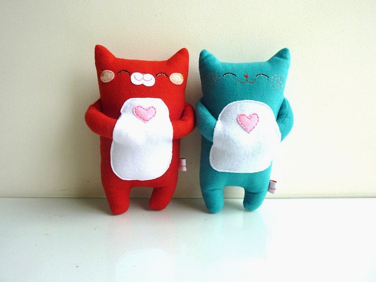 Cat Plush - Kitty Chilli no2- Etsy Project Embrace