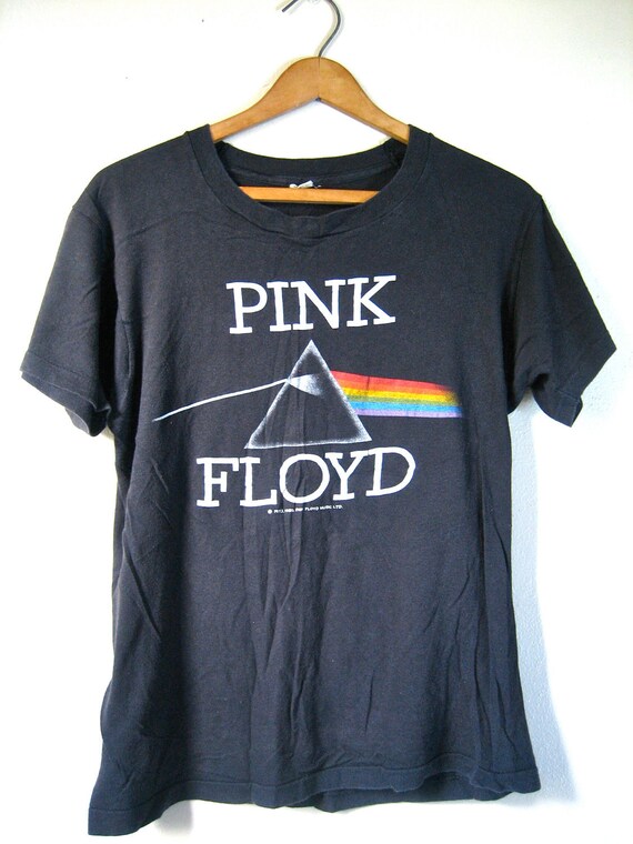 Vintage 1980s Pink Floyd Dark Side of the Moon Tshirt Small