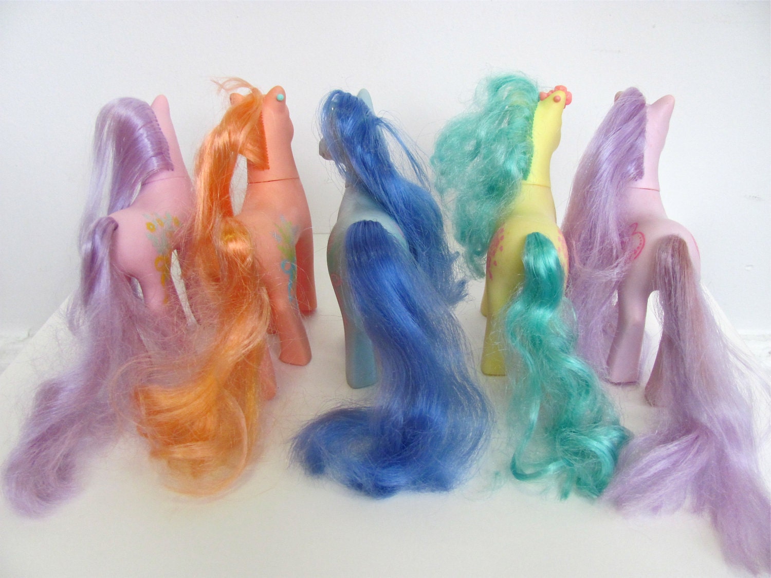 S A L E Sweetheart Sisters and Pretty Pony vintage My Little Pony set of 5