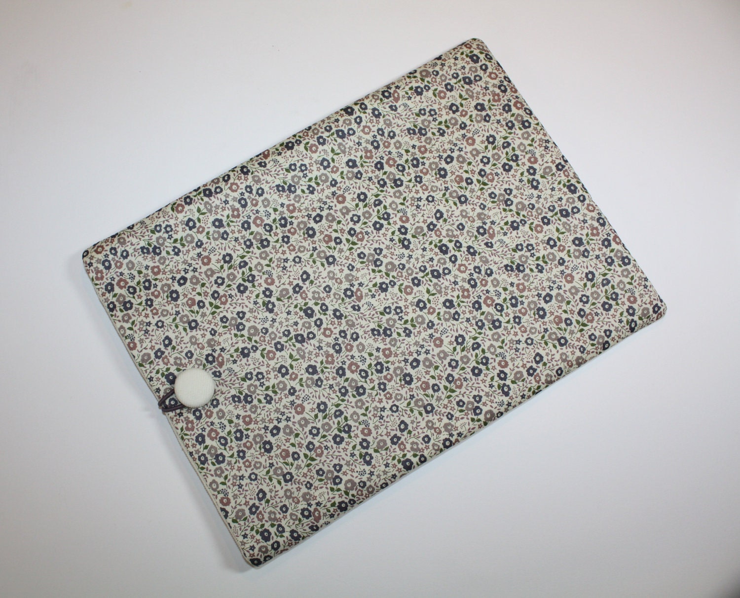 iPad Case- Padded iPad case in Brown Fairford Liberty of London Print