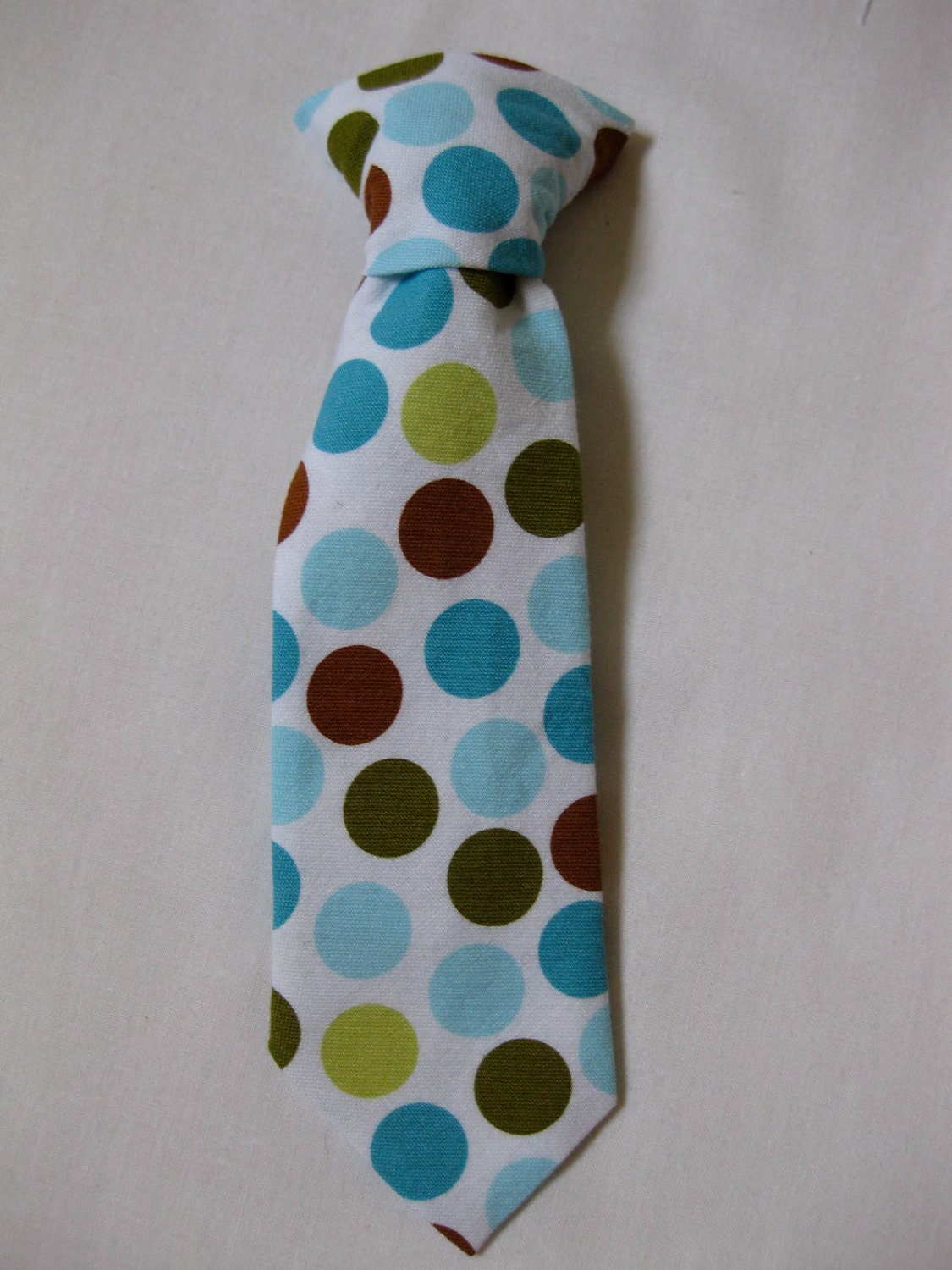 Multicolored Polka Dot Clip on Tie - Small (0-5 months)