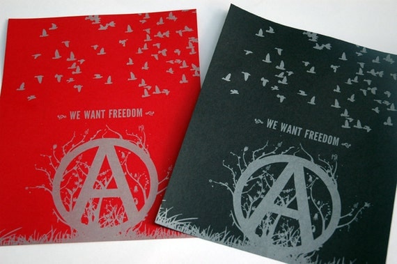 We Want Freedom Offset Print